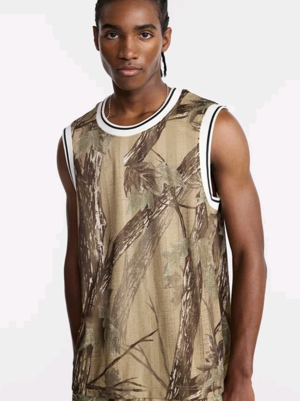 Men's Mesh Camouflage Tank Top - NWT - Size XL